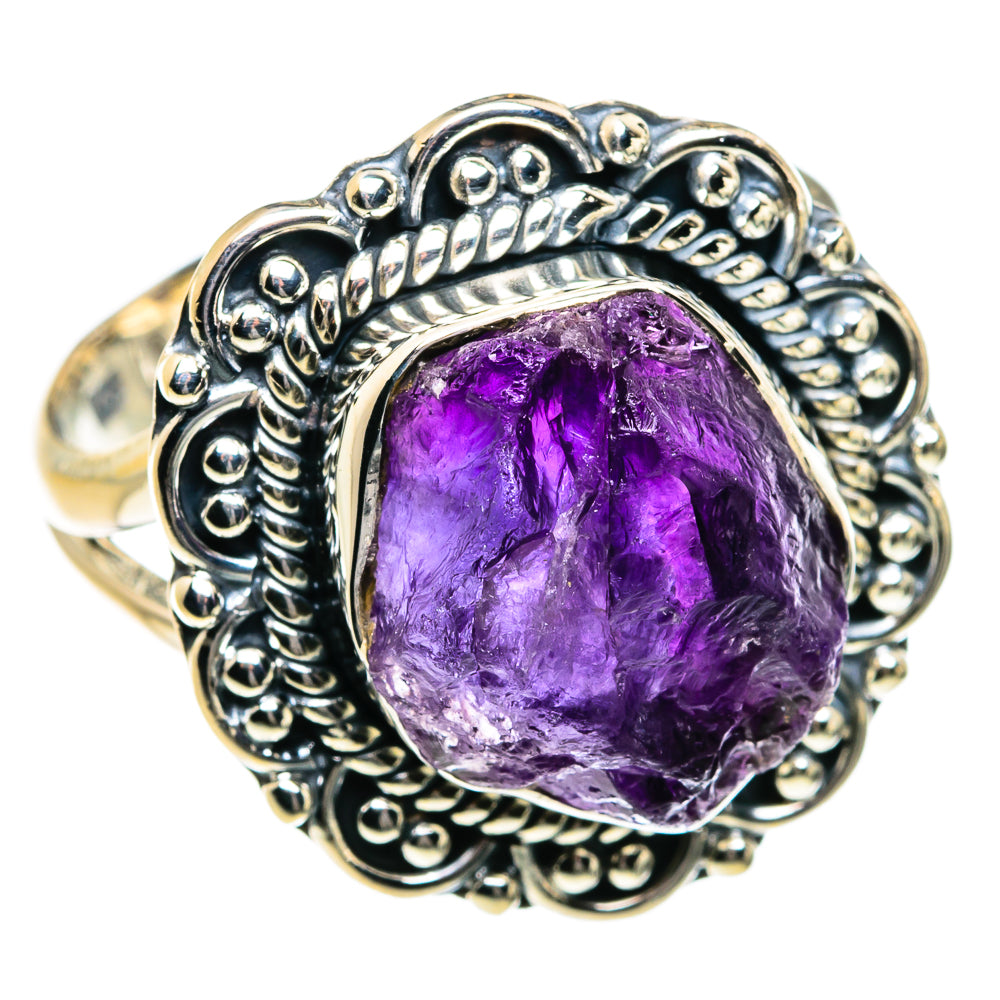 Amethyst Rings handcrafted by Anasilvercos - RING80030 - Photo 2