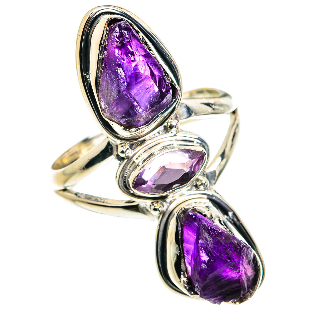 Amethyst Rings handcrafted by Anasilvercos - RING80031