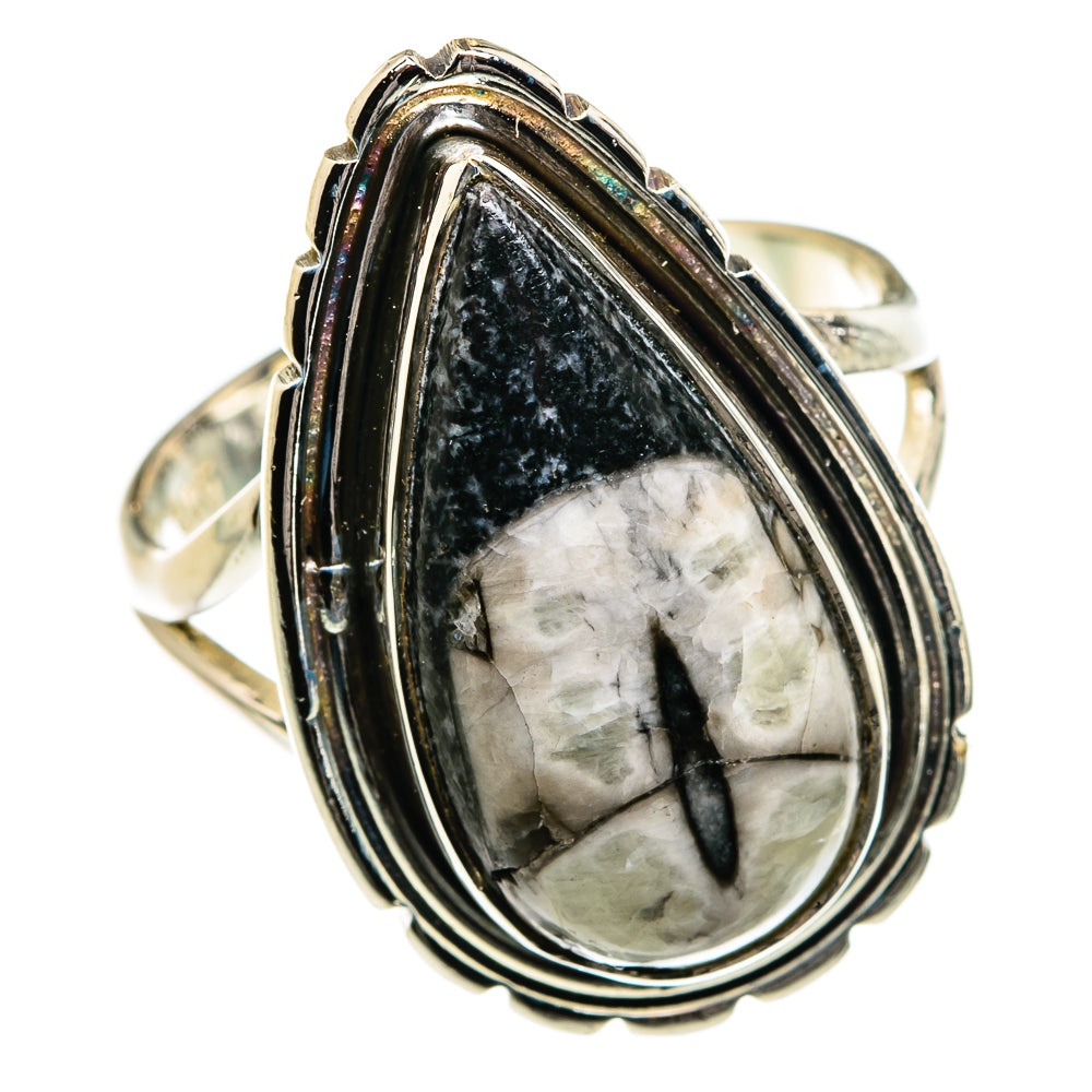 Orthoceras Fossil Rings handcrafted by Anasilvercos - RING80032