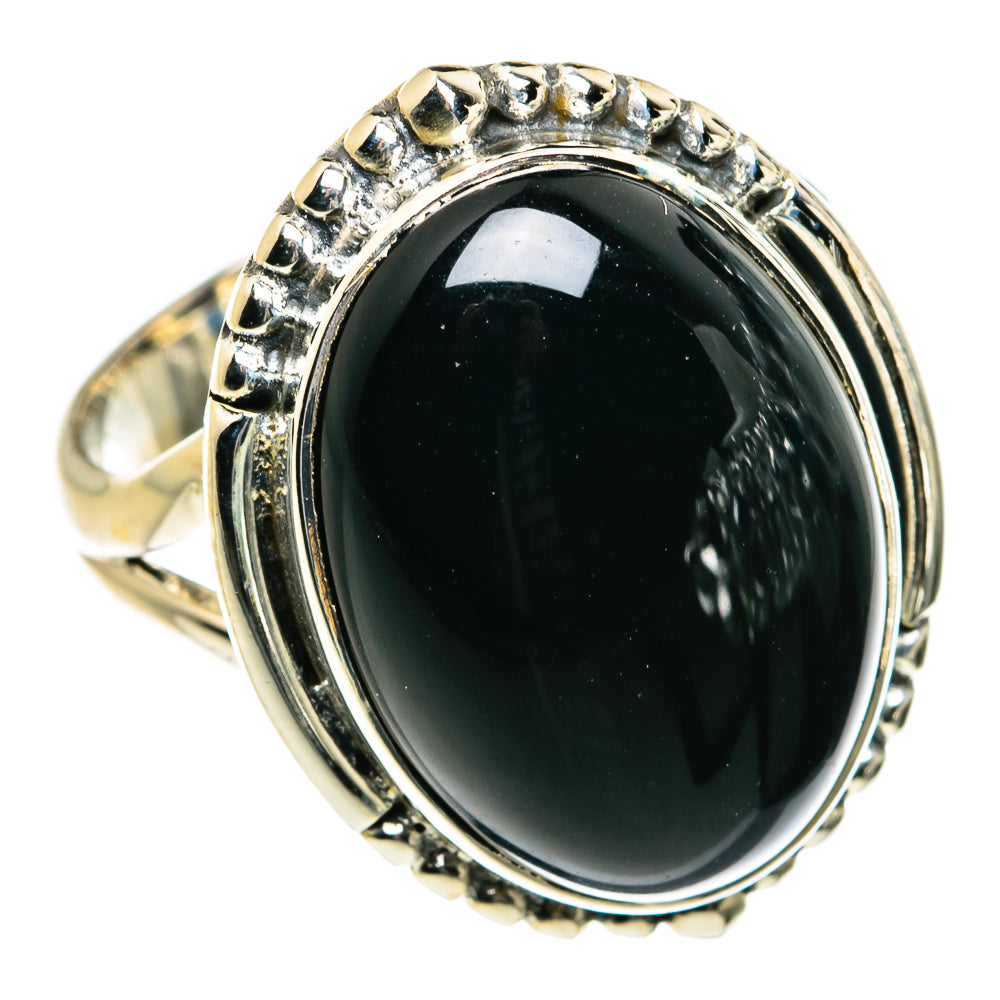Black Onyx Rings handcrafted by Anasilvercos - RING80064