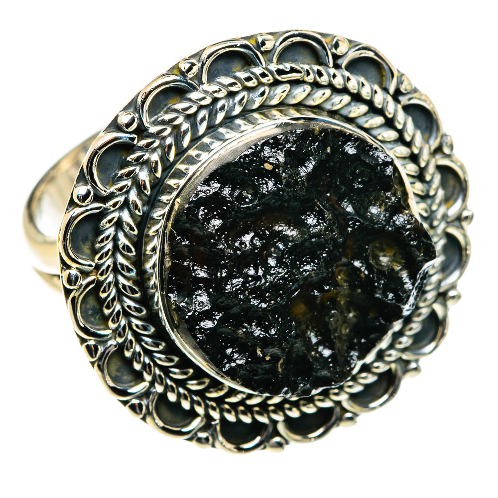 Tektite Rings handcrafted by Anasilvercos - RING80065 - Photo 2