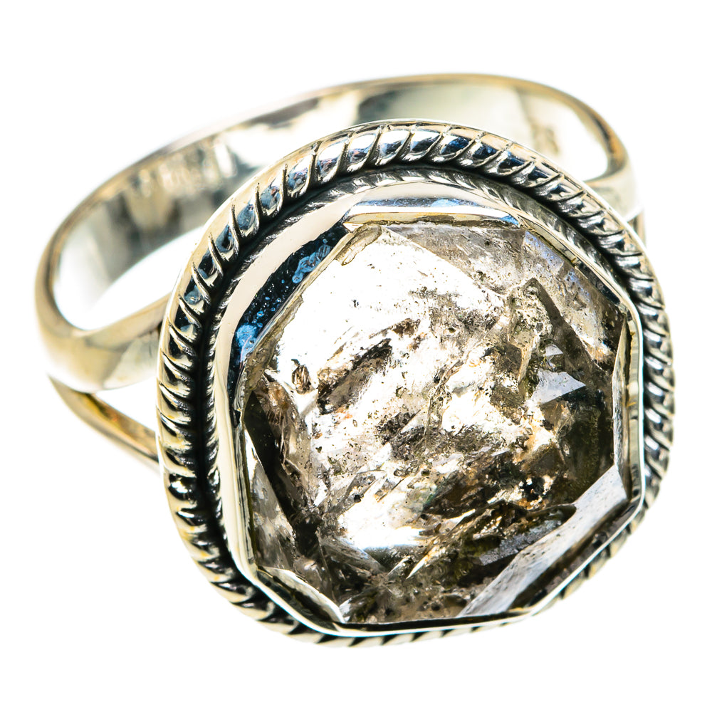 Herkimer Diamond Rings handcrafted by Anasilvercos - RING80067