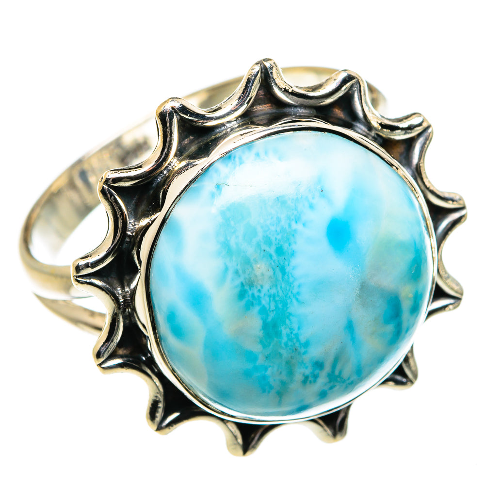 Larimar Rings handcrafted by Anasilvercos - RING80077