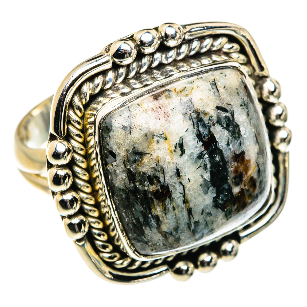 Astrophyllite Rings handcrafted by Anasilvercos - RING80086