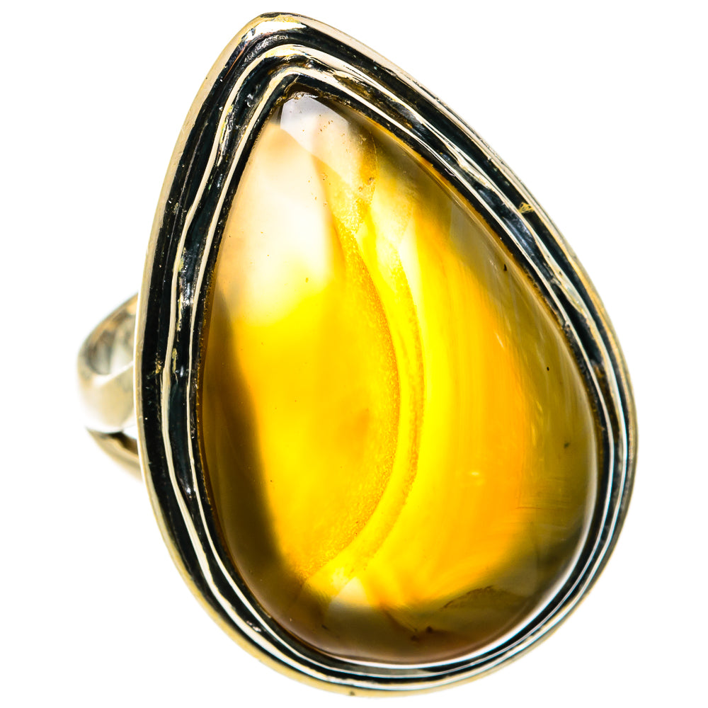 Botswana Agate Rings handcrafted by Anasilvercos - RING80087