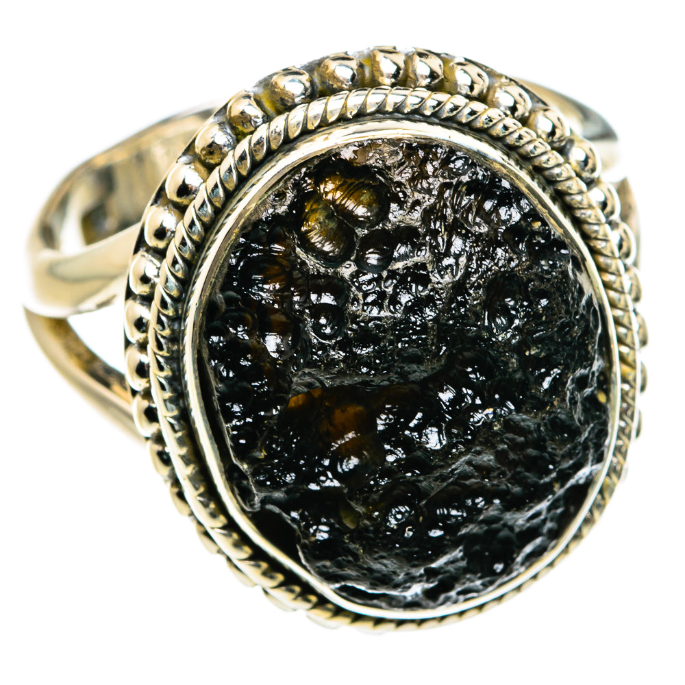 Tektite Rings handcrafted by Anasilvercos - RING80098 - Photo 2