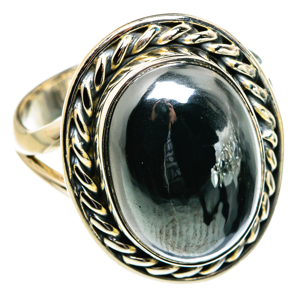 Hematite Rings handcrafted by Anasilvercos - RING80106