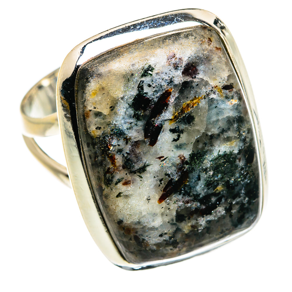 Astrophyllite Rings handcrafted by Anasilvercos - RING80122