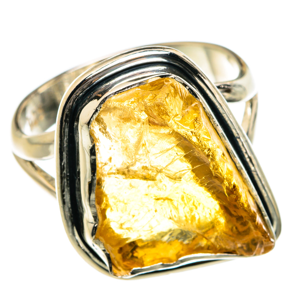 Citrine Rings handcrafted by Anasilvercos - RING80125
