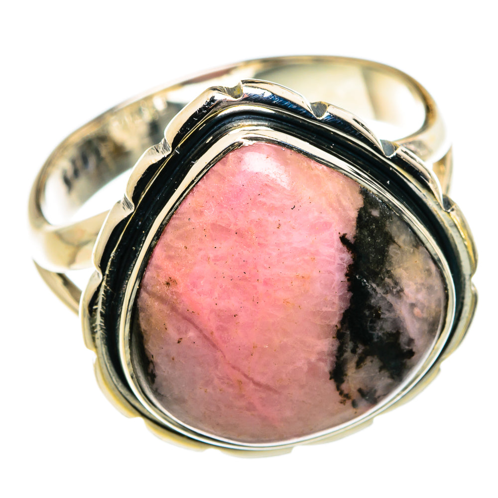 Rhodonite Rings handcrafted by Anasilvercos - RING80126