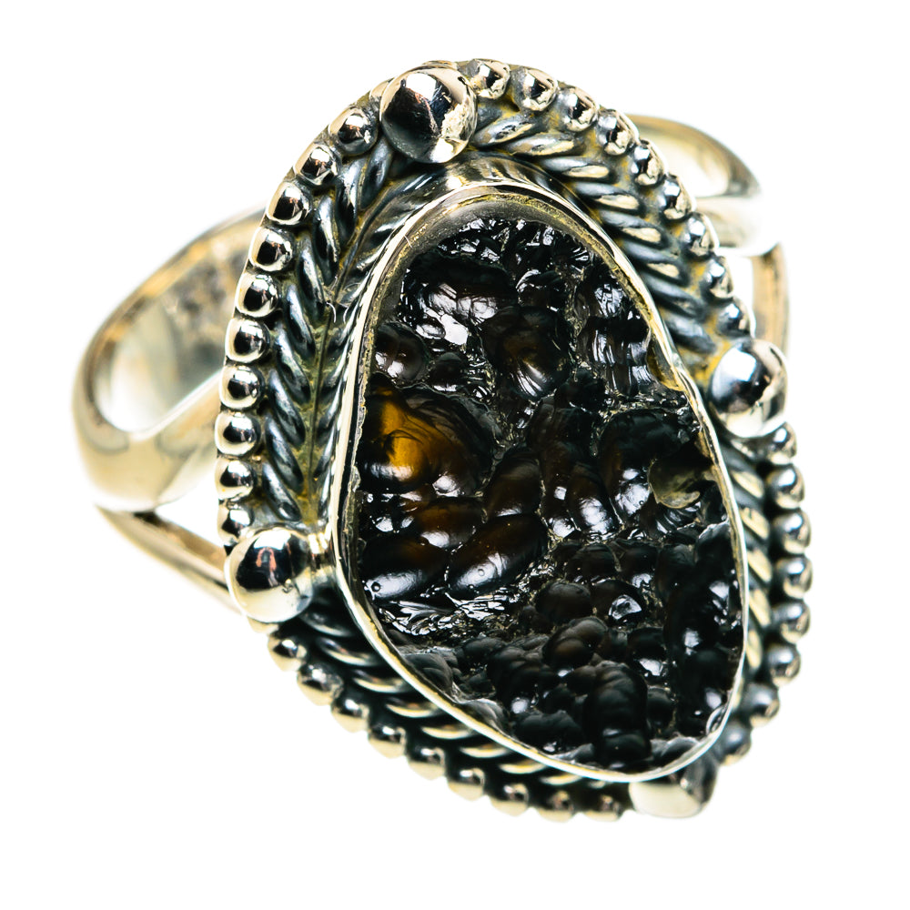 Tektite Rings handcrafted by Anasilvercos - RING80130