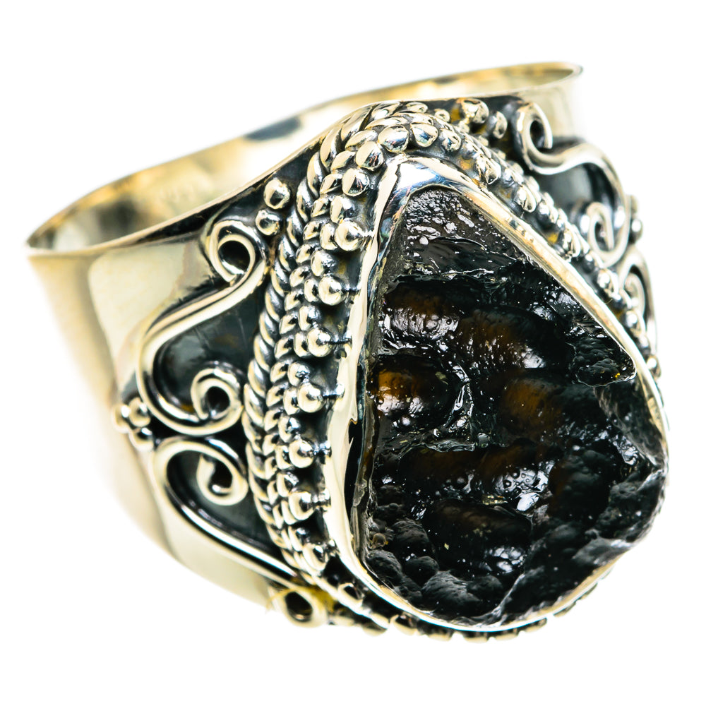 Tektite Rings handcrafted by Anasilvercos - RING80132