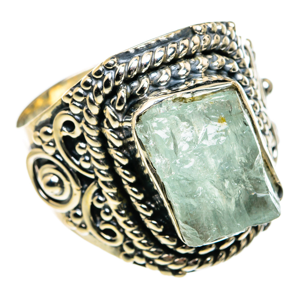 Aquamarine Rings handcrafted by Anasilvercos - RING80144