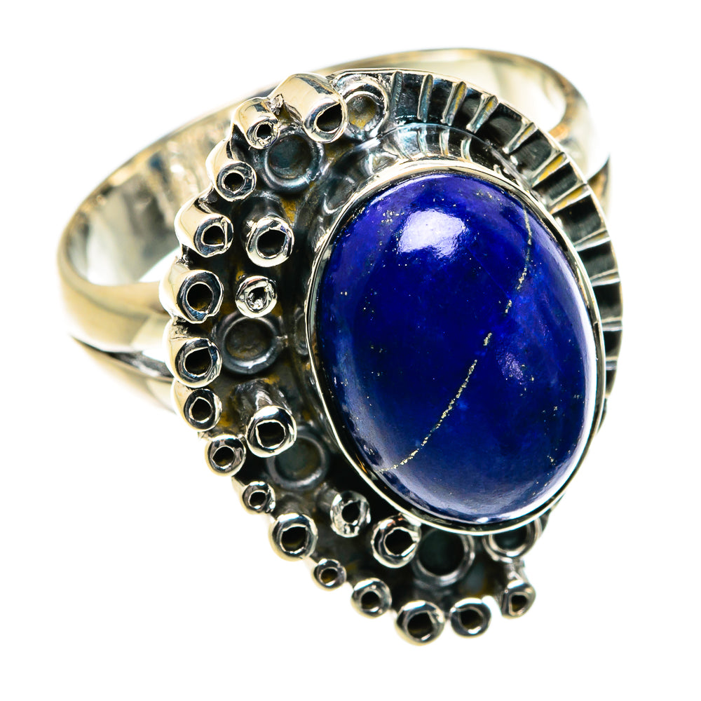 Lapis Lazuli Rings handcrafted by Anasilvercos - RING80149