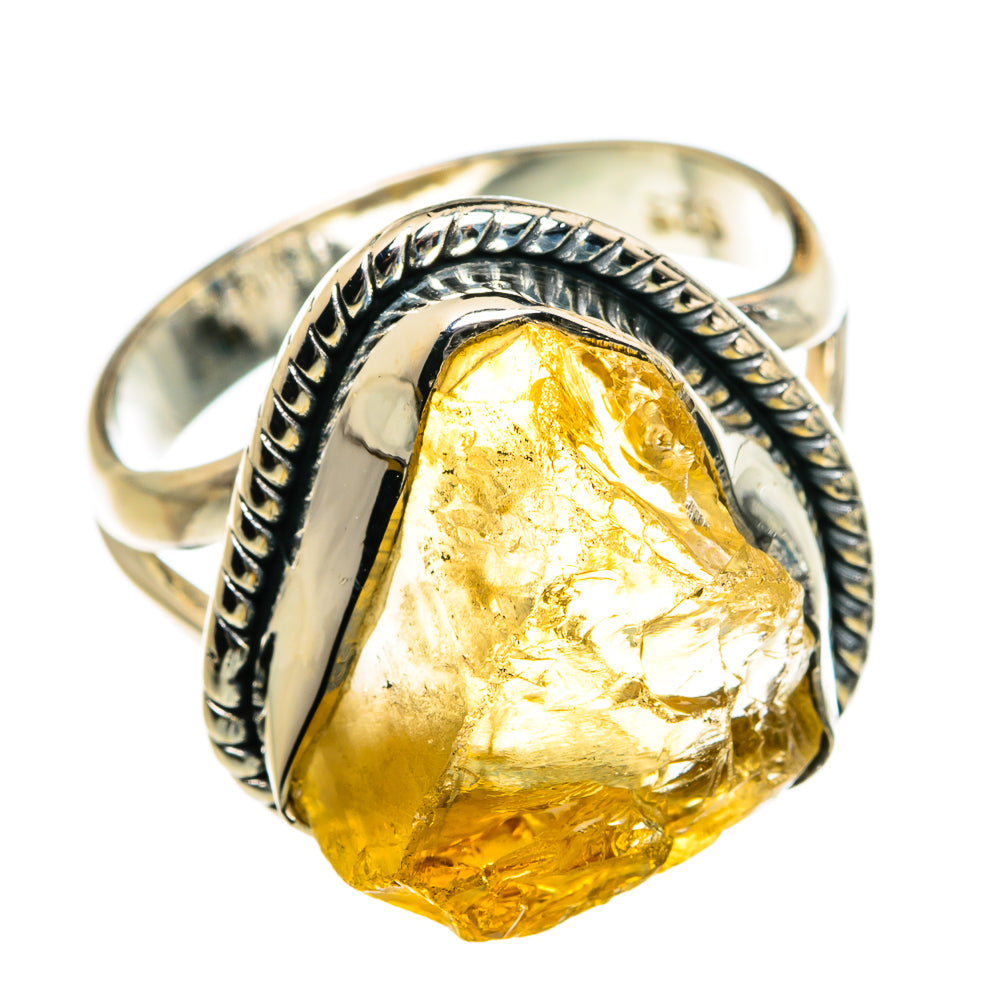 Citrine Rings handcrafted by Anasilvercos - RING80159