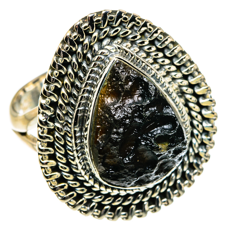 Tektite Rings handcrafted by Anasilvercos - RING80160 - Photo 2