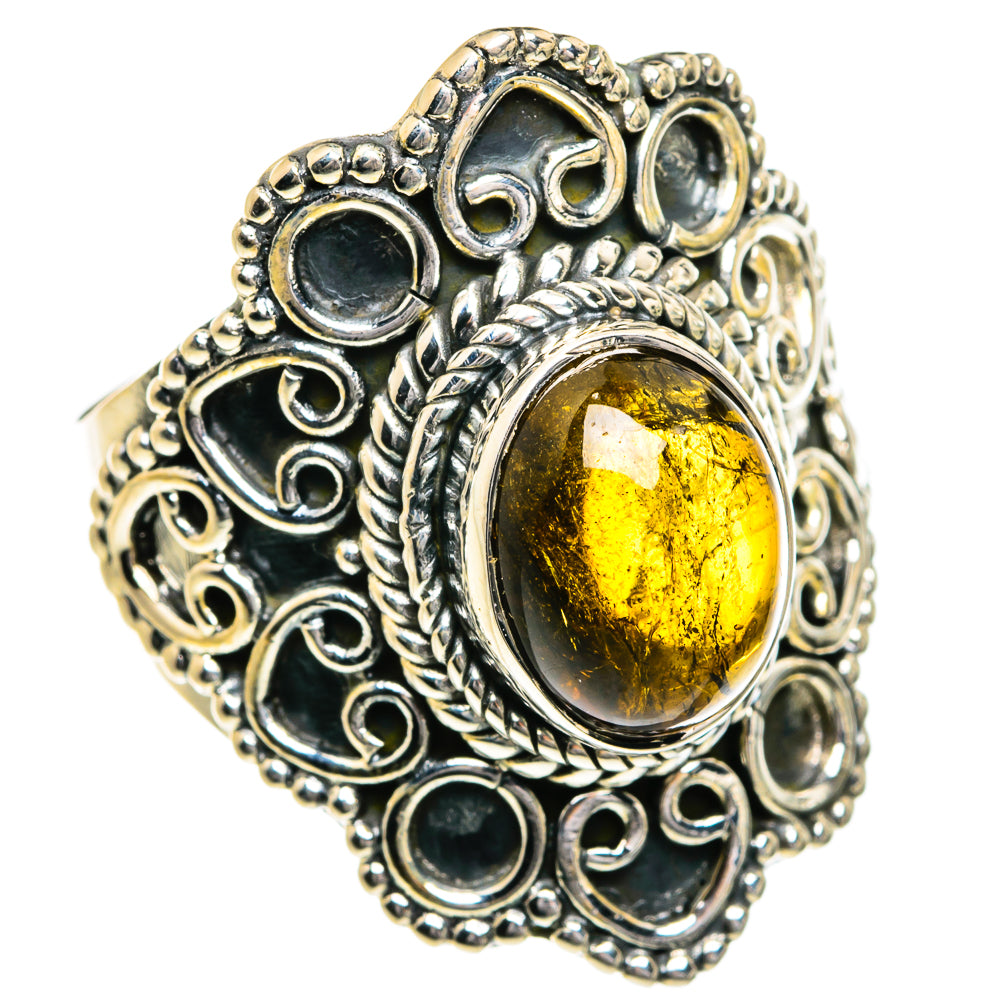 Baltic Amber Rings handcrafted by Anasilvercos - RING80181
