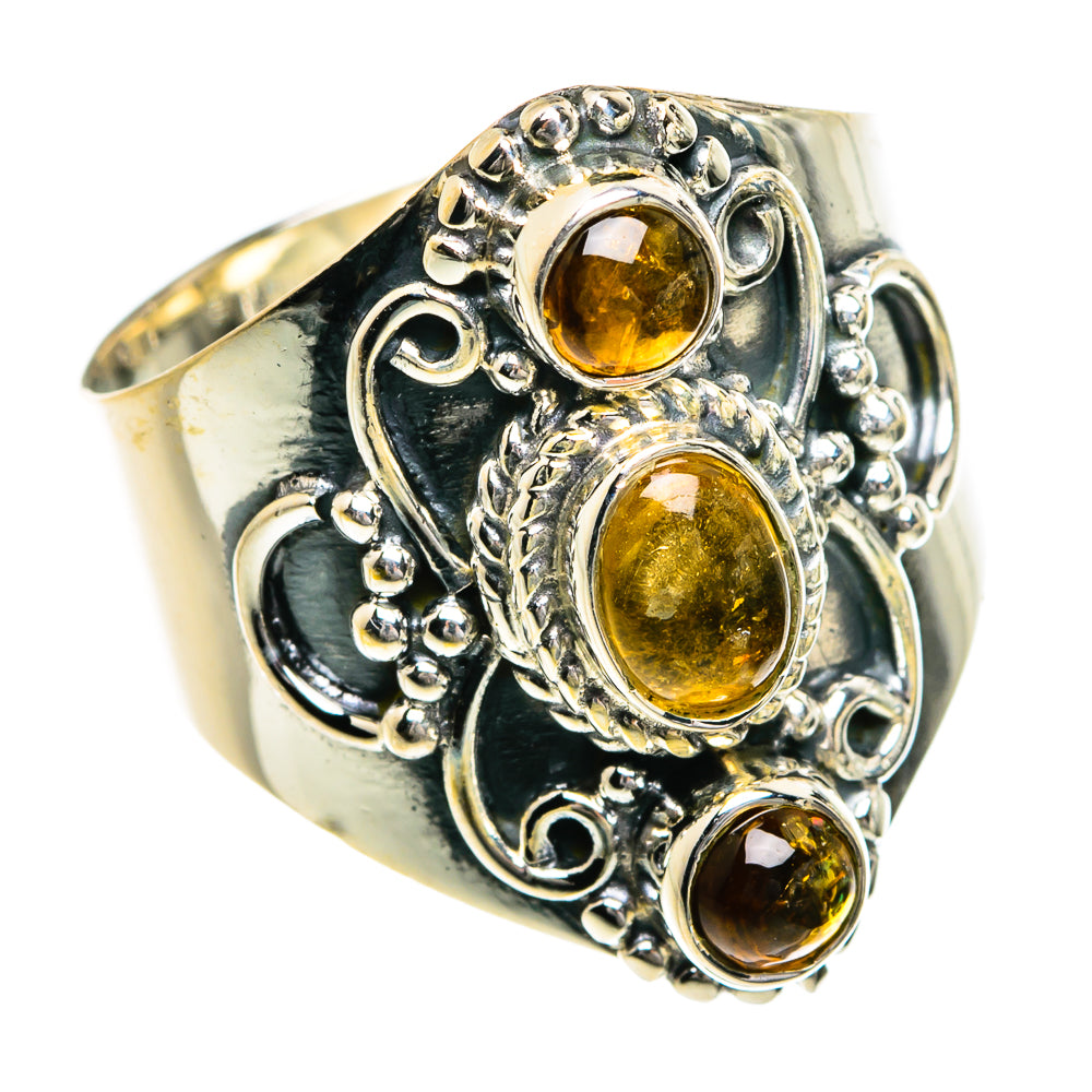 Citrine Rings handcrafted by Anasilvercos - RING80184