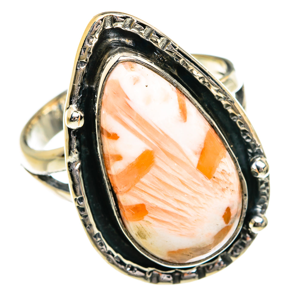 Scolecite Rings handcrafted by Anasilvercos - RING80185