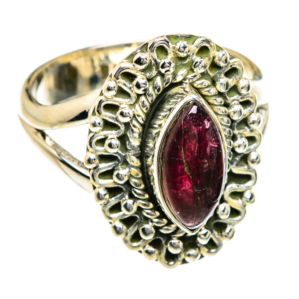 Pink Tourmaline Rings handcrafted by Anasilvercos - RING80188