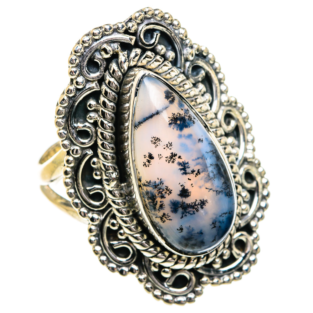 Dendritic Opal Rings handcrafted by Anasilvercos - RING80196