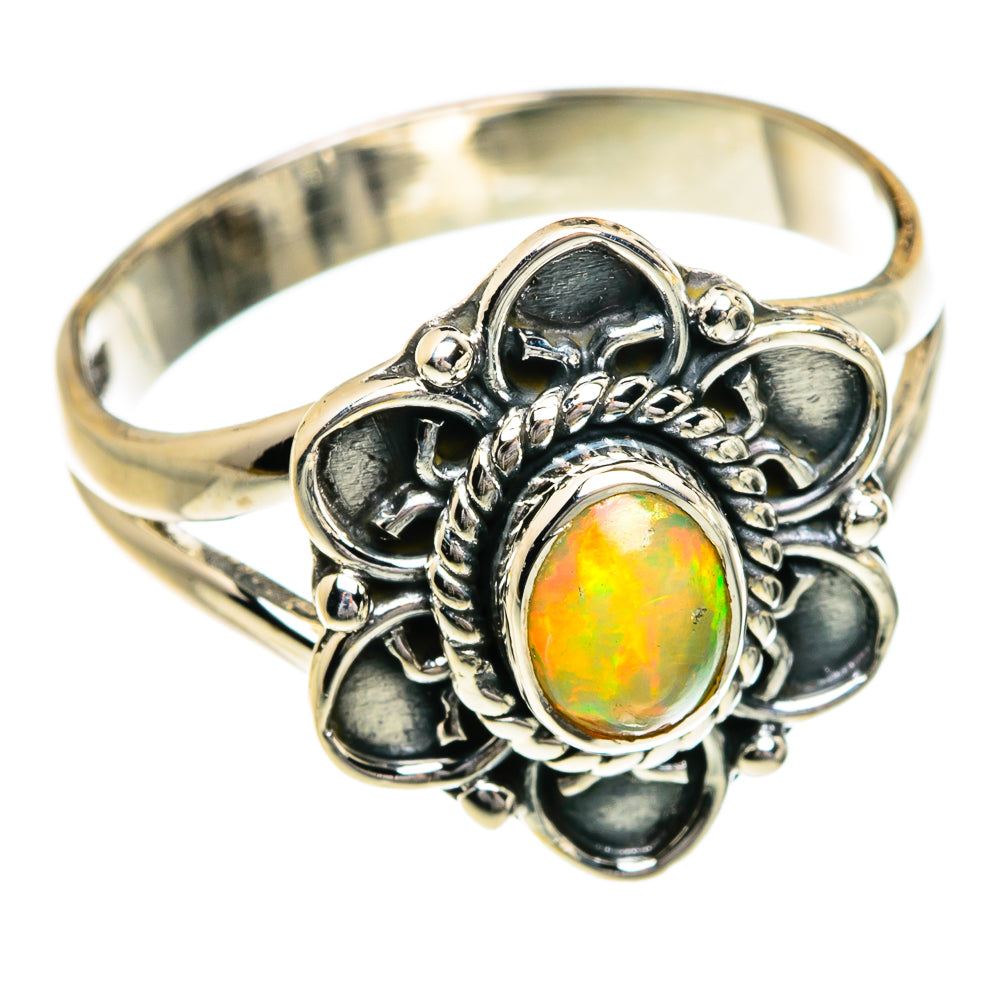 Ethiopian Opal Rings handcrafted by Anasilvercos - RING80197