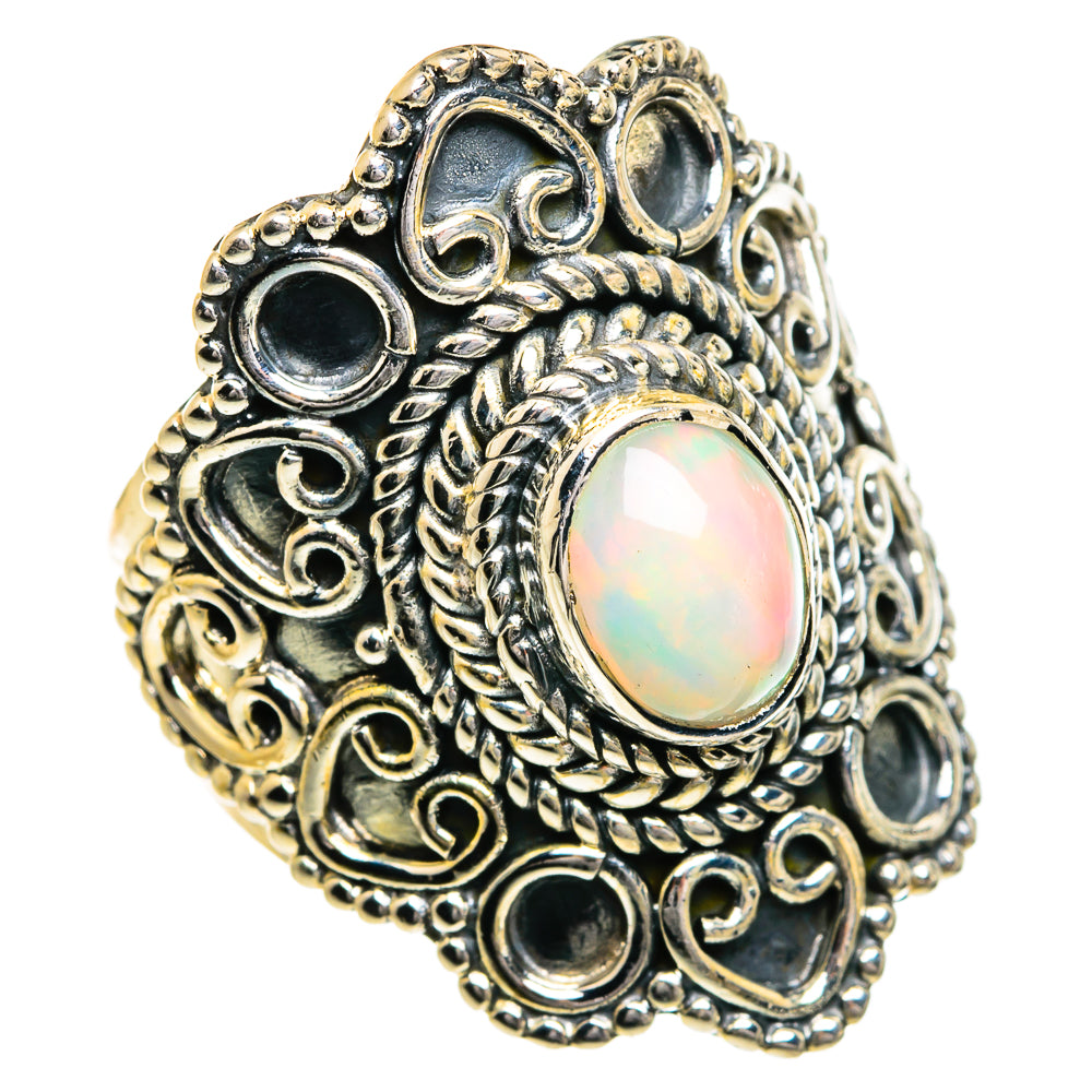 Ethiopian Opal Rings handcrafted by Anasilvercos - RING80198