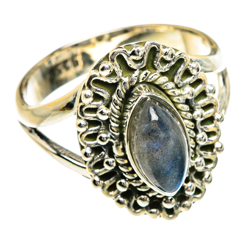 Labradorite Rings handcrafted by Anasilvercos - RING80202