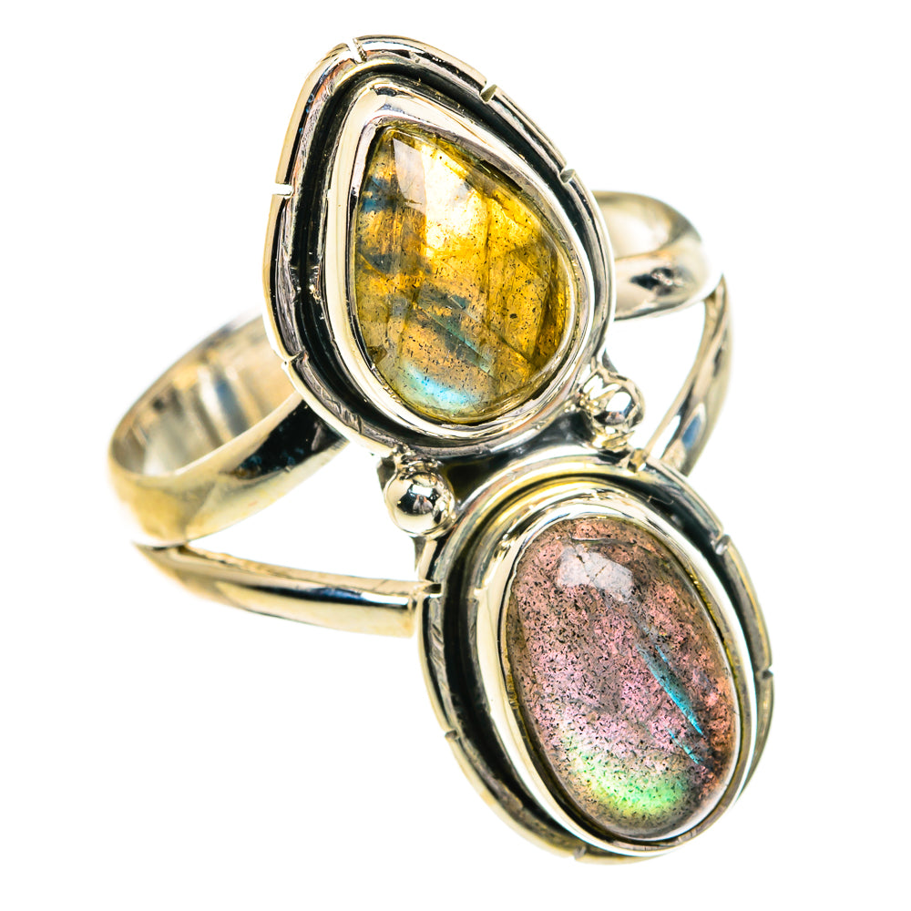 Labradorite Rings handcrafted by Anasilvercos - RING80204