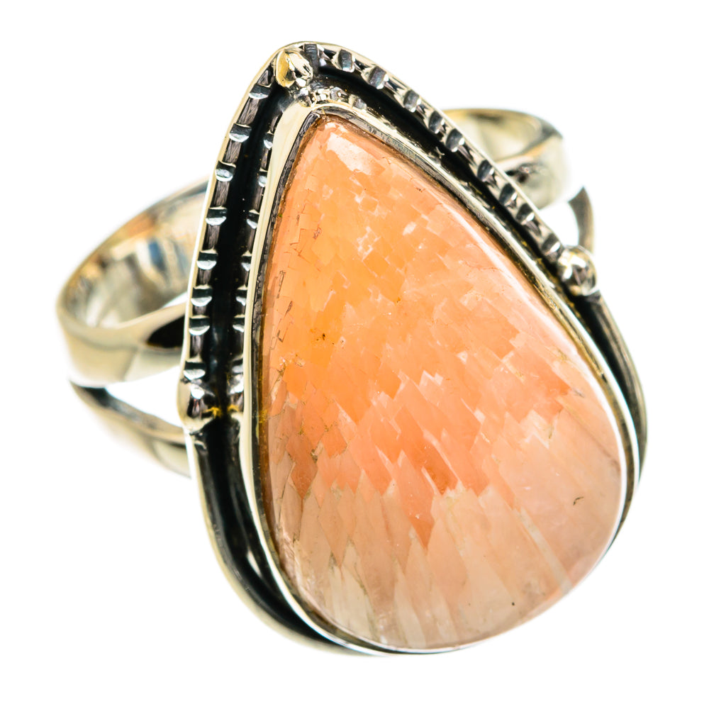 Scolecite Rings handcrafted by Anasilvercos - RING80213