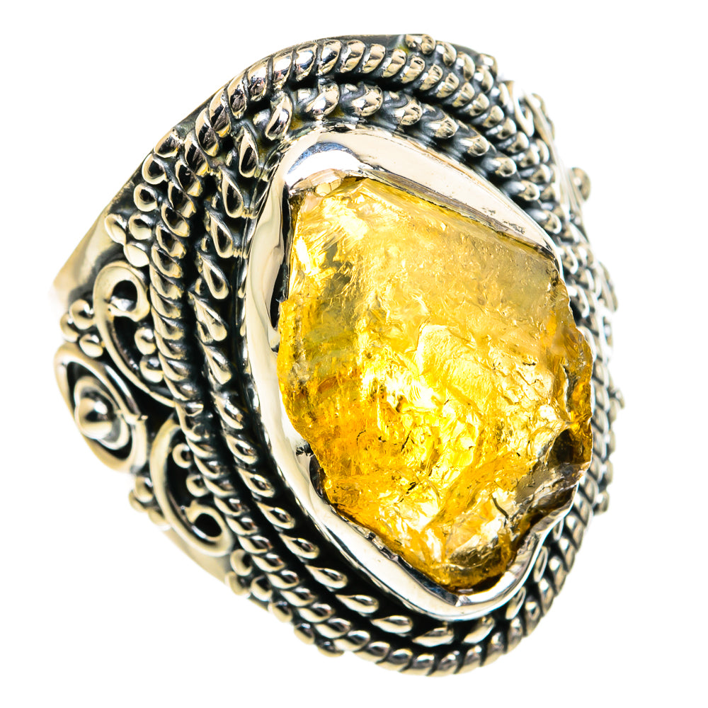 Citrine Rings handcrafted by Anasilvercos - RING80214