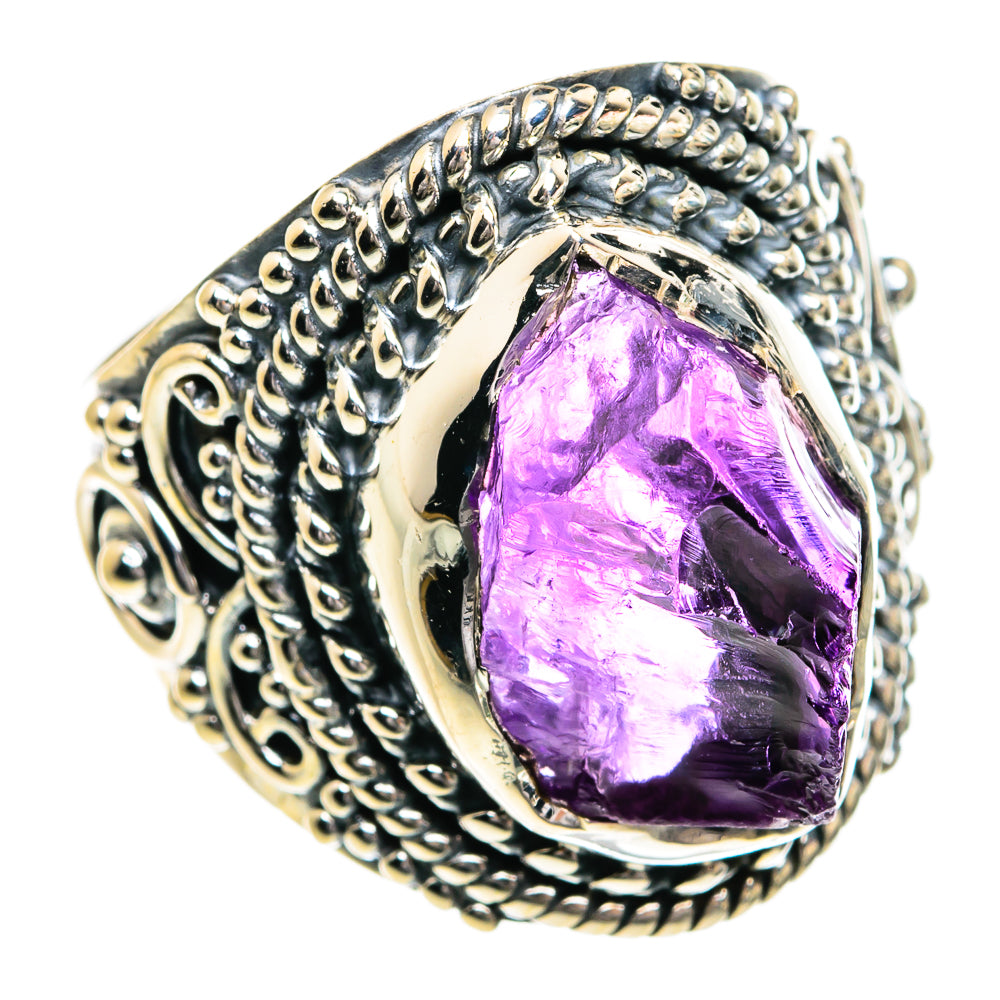 Amethyst Rings handcrafted by Anasilvercos - RING80218