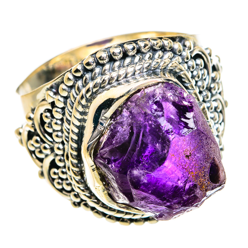 Amethyst Rings handcrafted by Anasilvercos - RING80237 - Photo 2