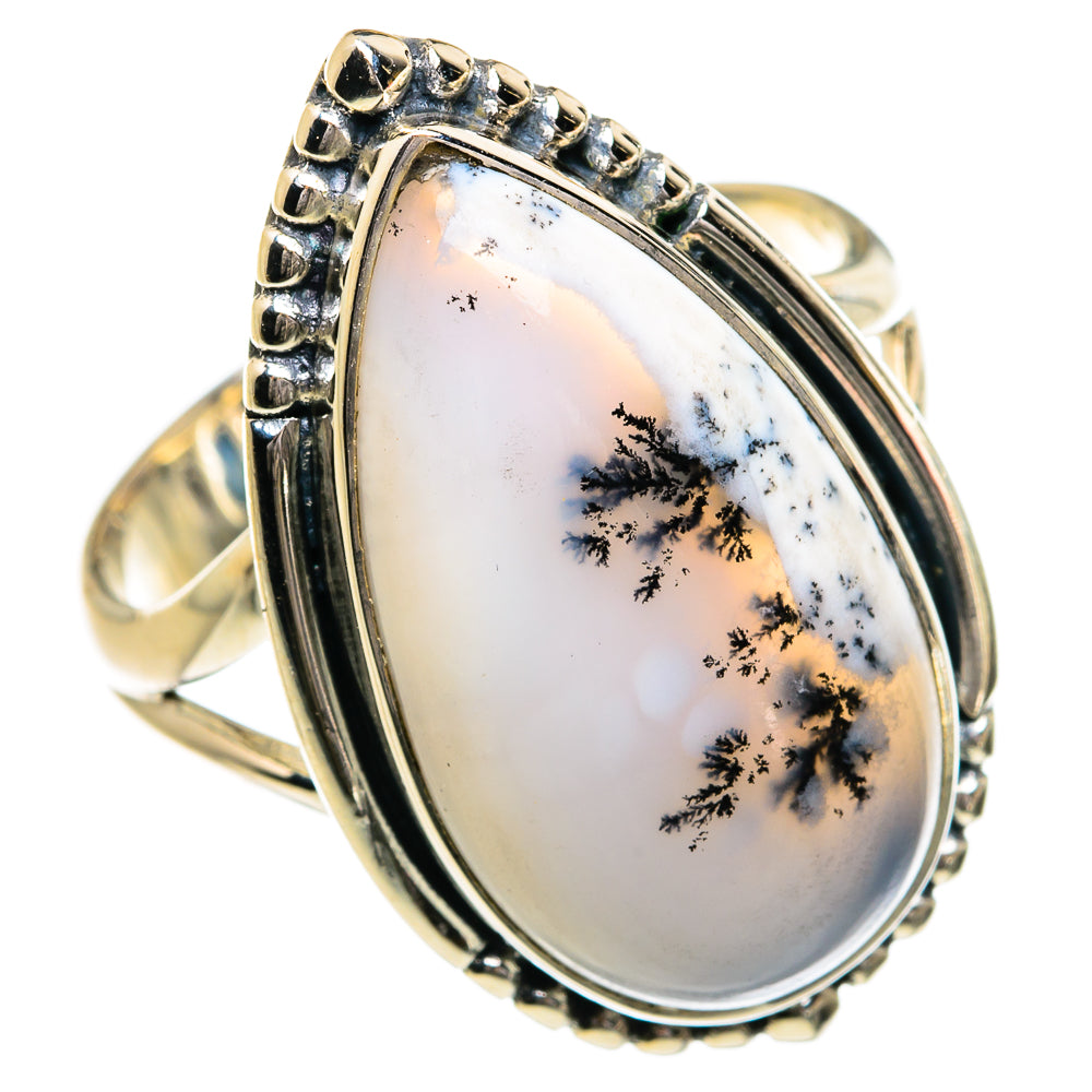 Dendritic Opal Rings handcrafted by Anasilvercos - RING80239