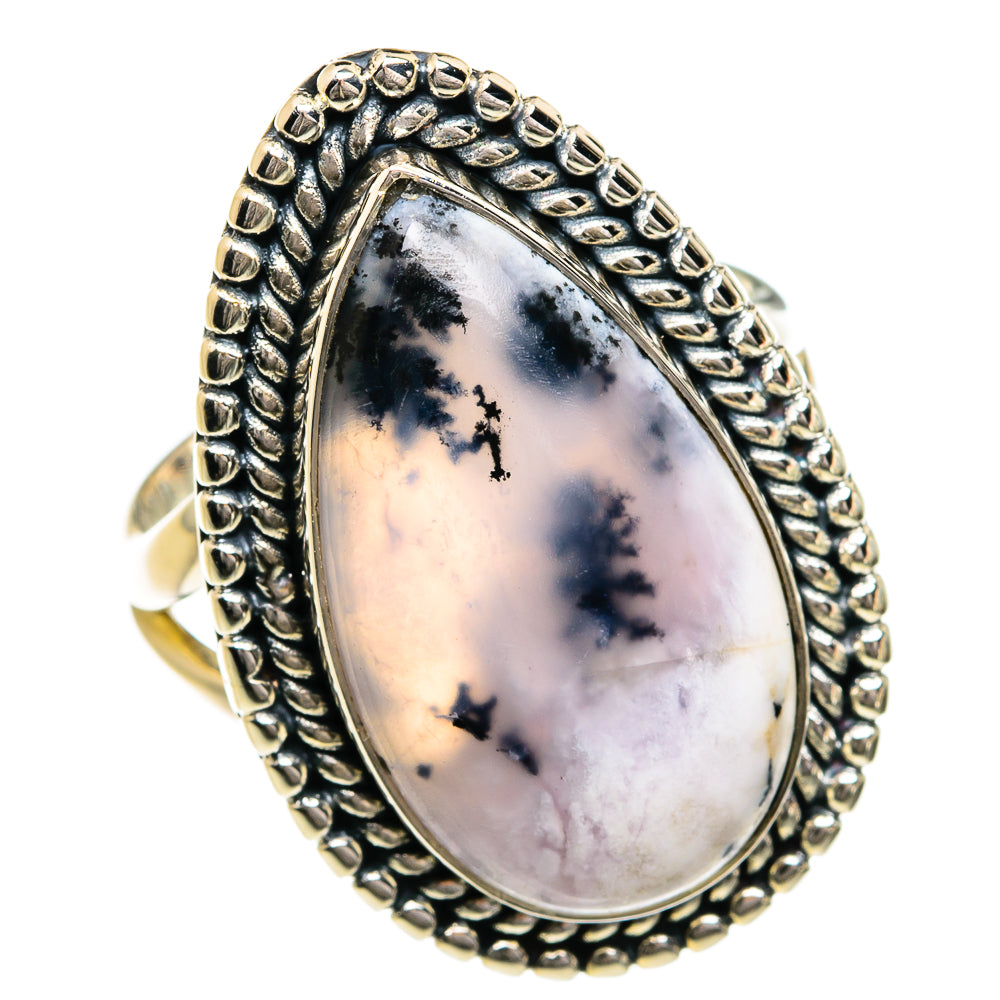 Dendritic Opal Rings handcrafted by Anasilvercos - RING80241