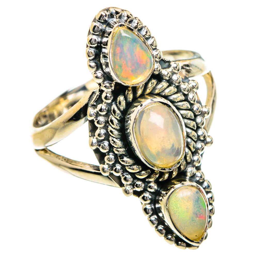 Ethiopian Opal Rings handcrafted by Anasilvercos - RING80244