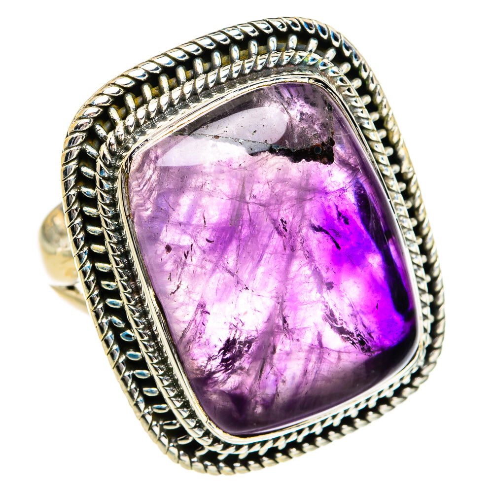 Amethyst Rings handcrafted by Anasilvercos - RING80263