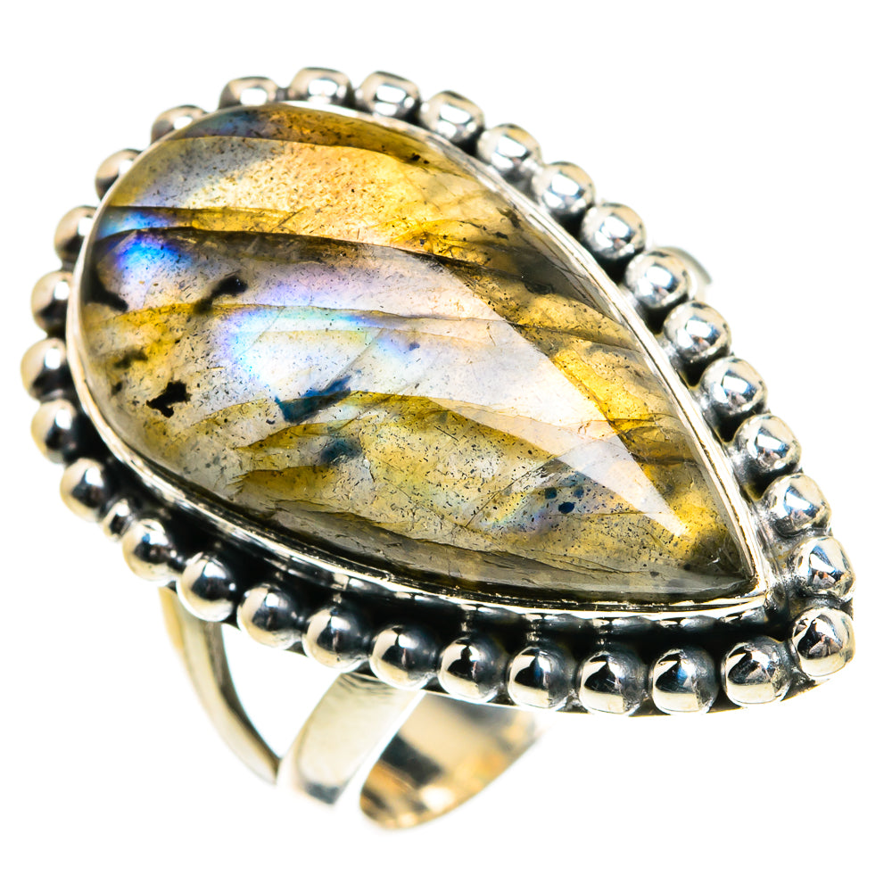 Labradorite Rings handcrafted by Anasilvercos - RING80271