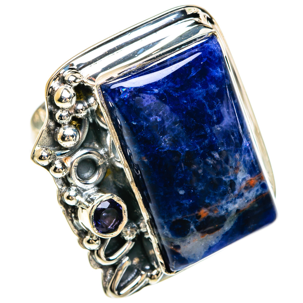 Sodalite Rings handcrafted by Anasilvercos - RING80274