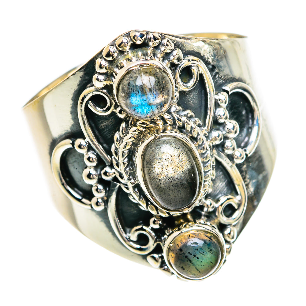 Labradorite Rings handcrafted by Anasilvercos - RING80276