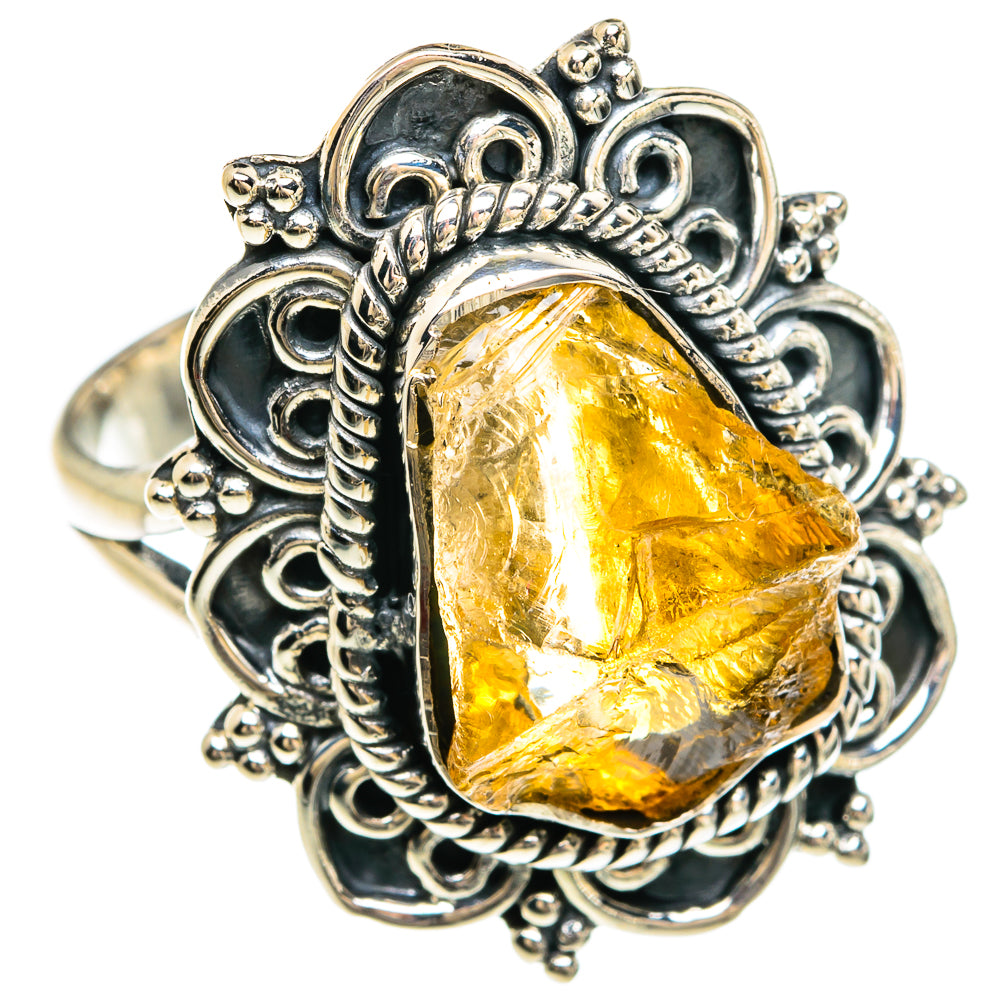 Citrine Rings handcrafted by Anasilvercos - RING80286