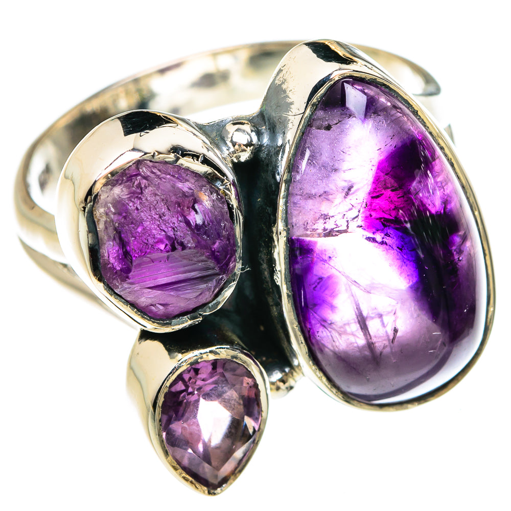 Amethyst Rings handcrafted by Anasilvercos - RING80291