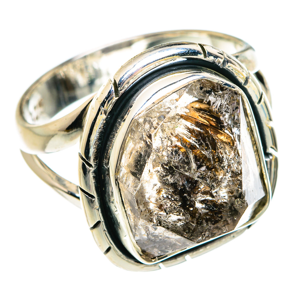 Herkimer Diamond Rings handcrafted by Anasilvercos - RING80295