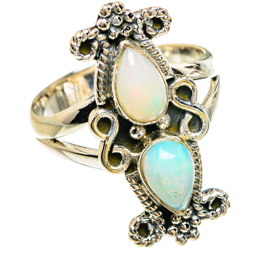 Ethiopian Opal Rings handcrafted by Anasilvercos - RING80299