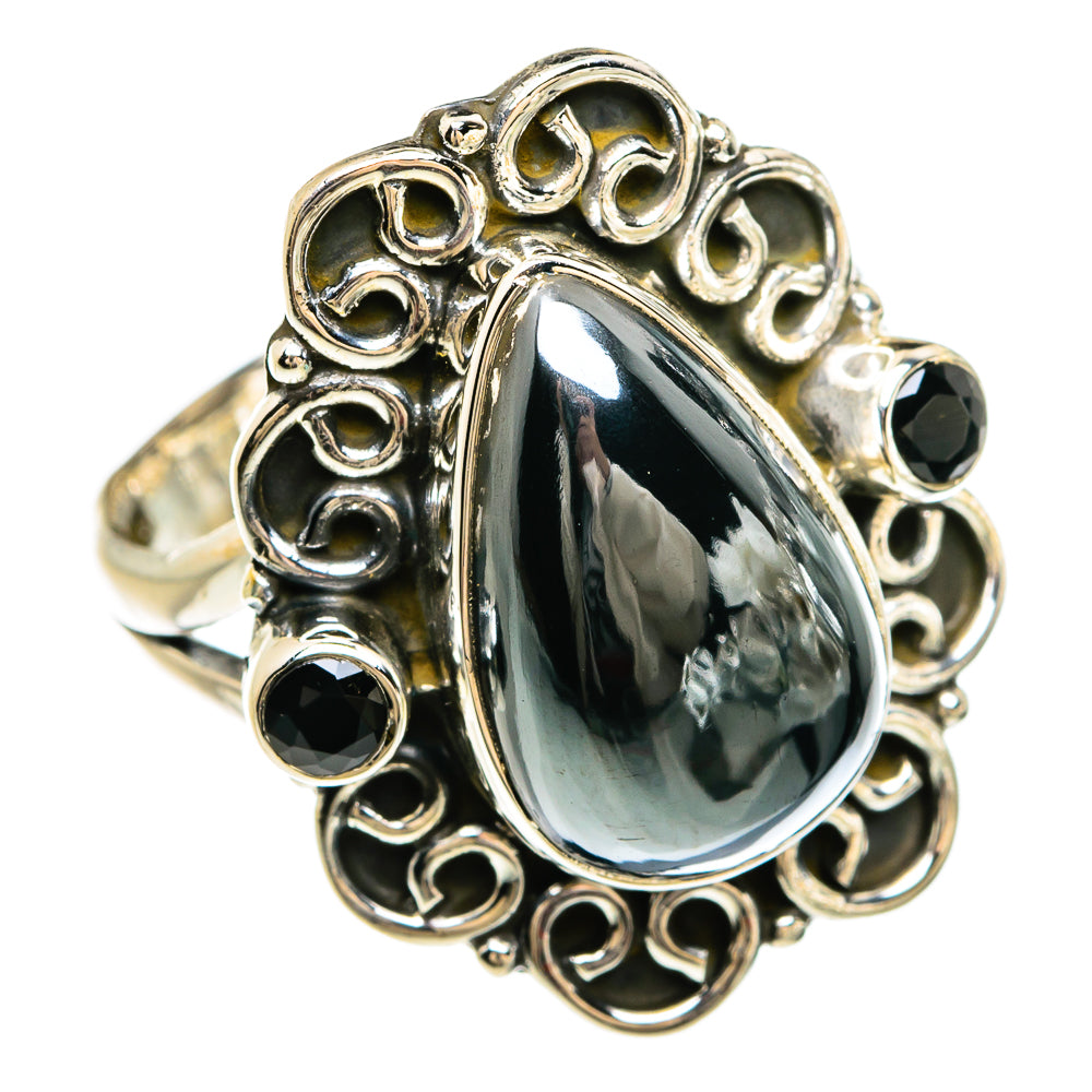 Hematite Rings handcrafted by Anasilvercos - RING80301