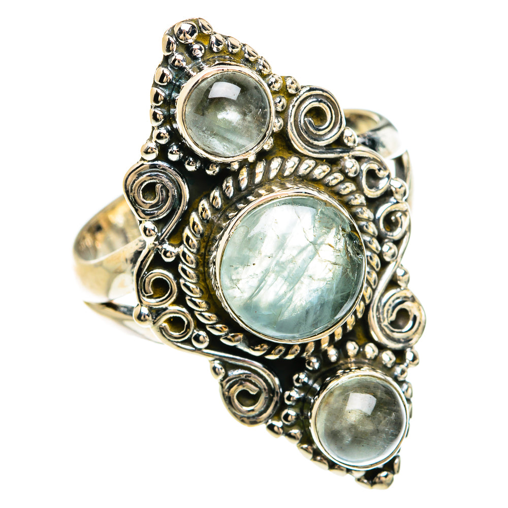 Aquamarine Rings handcrafted by Anasilvercos - RING80307