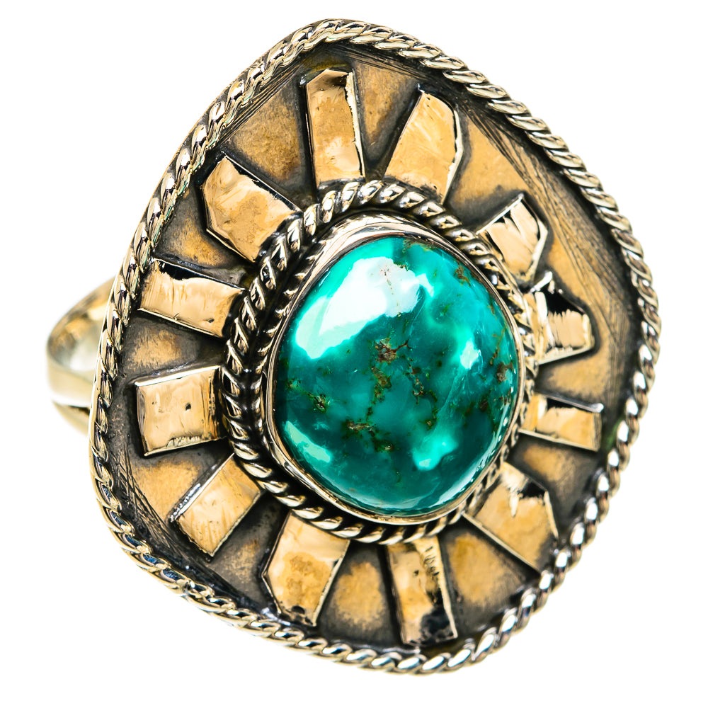 Chrysocolla Rings handcrafted by Anasilvercos - RING80314