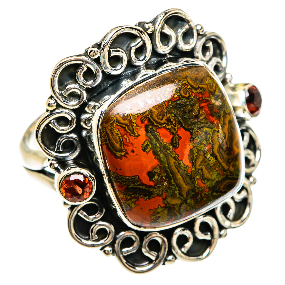 Moroccan Agate Rings handcrafted by Anasilvercos - RING80315