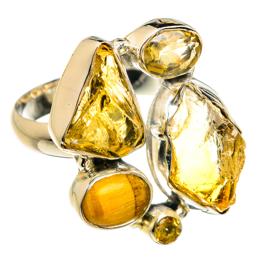 Citrine Rings handcrafted by Anasilvercos - RING80319