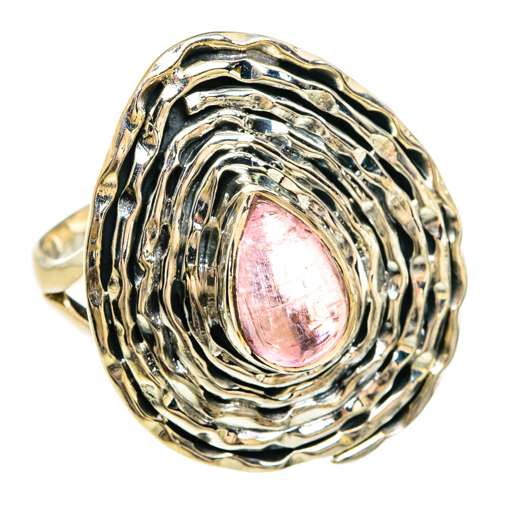 Pink Tourmaline Rings handcrafted by Anasilvercos - RING80320